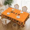 1 Оранжевая скатерть, Скатерть с принтом пауков на тему Хэллоуина, Подходит для кухонь ресторанов