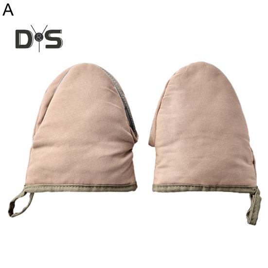 1шт однотонные изоляционные перчатки термостойкие прочные перчатки для микроволновой печи