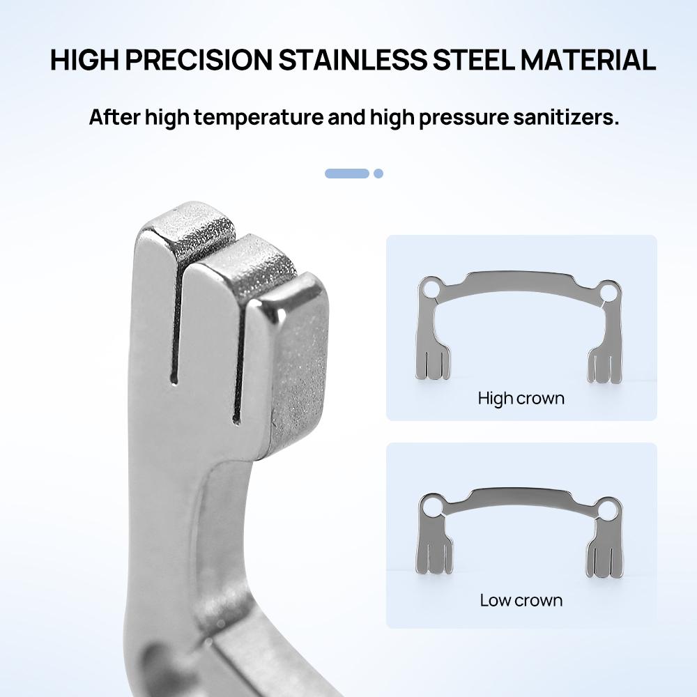 2шт набор держателей для стоматологической полировочной полоски металлический ручной финишный инструмент стоматолога для шлифования зубов из смолы шлифование формовка