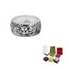 Gucci ring Tiger head narrow edge, Year of the Tiger, silver jewelry, retro, frosted Silver 8 basic packaging-dust bag + packaging box (color random)