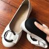 Spring Summer Genuine Leather Shoes Women Flats Soft Fashion Brand Flat Cow Leather Shoes Black White Blue Plus Size 42