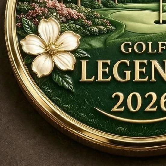 Гольф 2026 Памятная монета Коллекционная монета-вызов Металлический сувенир для любителей гольфа Спортивные коллекционеры