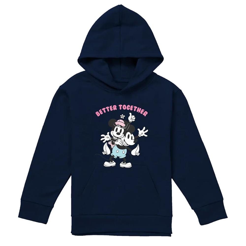 Disney Детская/Подростковая Толстовка Лучше Вместе Микки Маус и Минни Маус