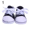 DIY For 18-inch Doll 43cm Doll Shoes Casual Wear Shoes Cloth Shoes Sneakers Clothes Accessories