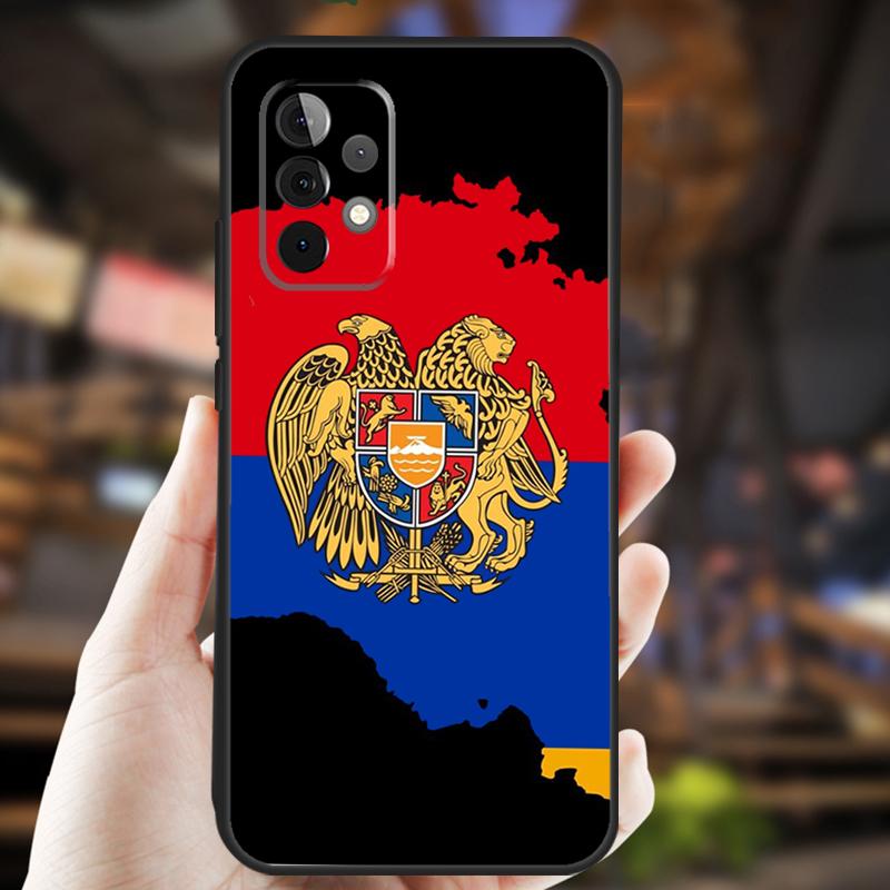 Армения Армянский Флаг Чехол Для Samsung Galaxy A15 A35 A55 A53 A33 A13 A36 A56 A26 A16 A22 A32 A52 A54 A34 A05 A06
