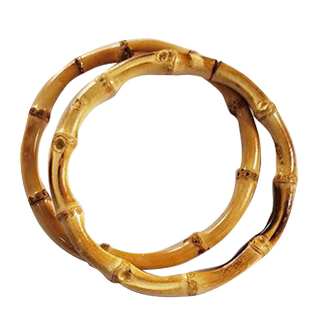 Crochet Bag Bottom Leather Base Tote Handle Set DIY Knitting Style 1