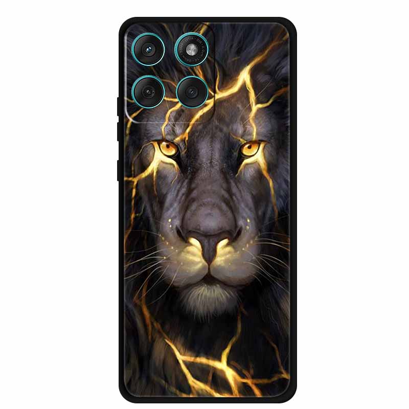 For Motorola Edge 60 Fusion Case XT2503-4 Wolf Lion Soft TPU Silicone Phone Cover for Motorola Edge 60 Fusion Case Fundas Coque