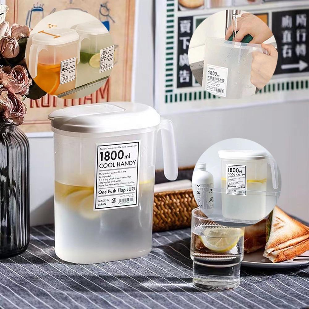 2500 мл чайник для холодной воды бытовой пластиковый прозрачный чайник для фруктового чая белый чайник для кипяченой воды