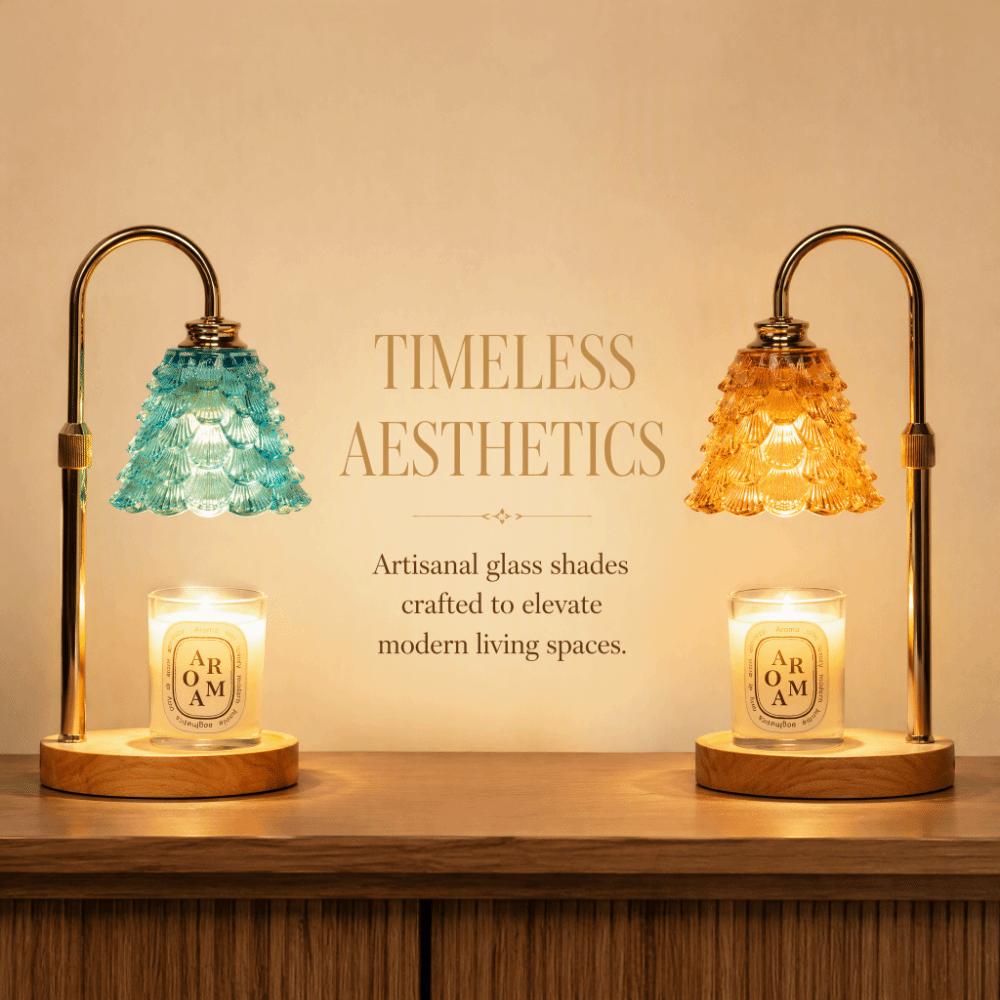 Adjustable Height Wax Melt Lamp Minimalist Luxury Aromatherapy Lamp Wax Melting Lamp Meditation