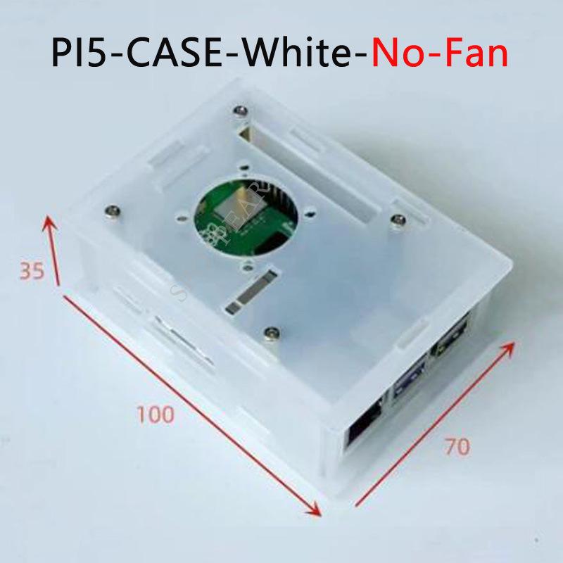 Акриловый корпус для Raspberry Pi 5 с совместимостью с охлаждающим вентилятором и радиатором