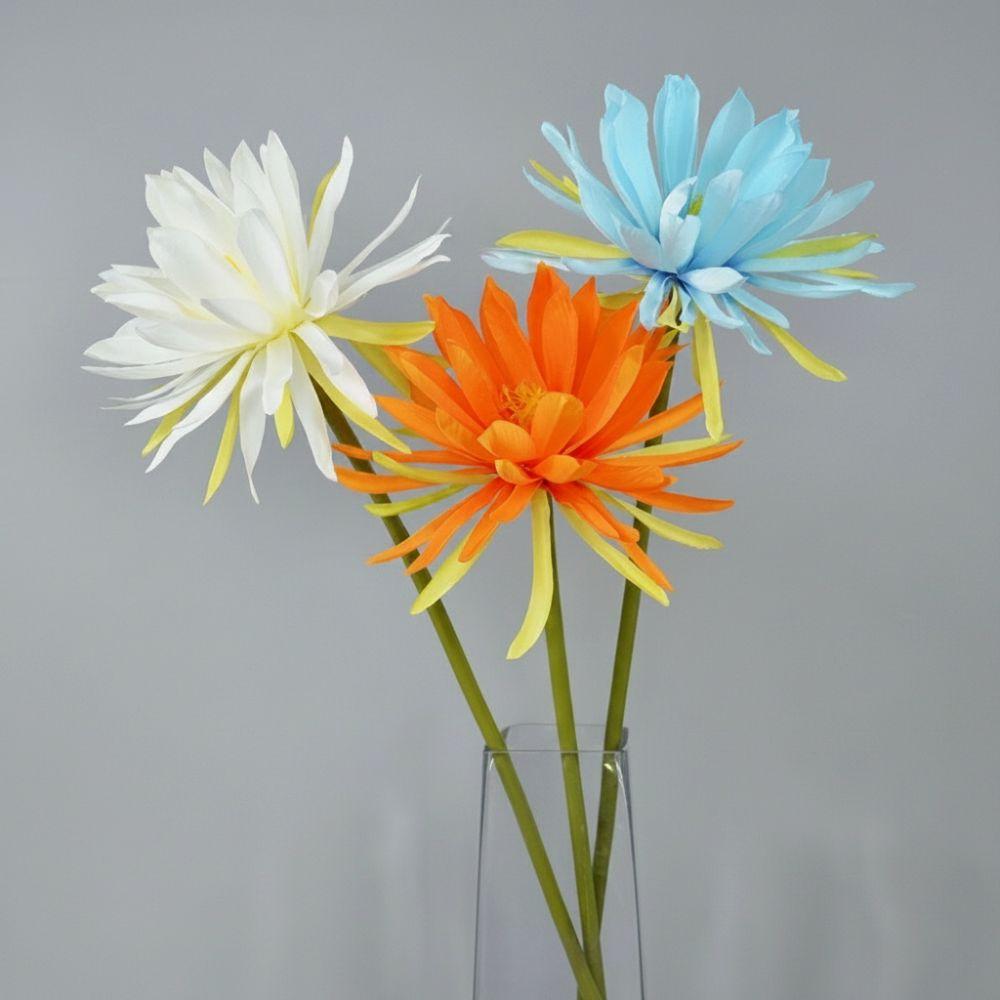 Table Decor Simulation Fake Flower Single Head Silk Flowers Bouquet Wedding Party Supplies