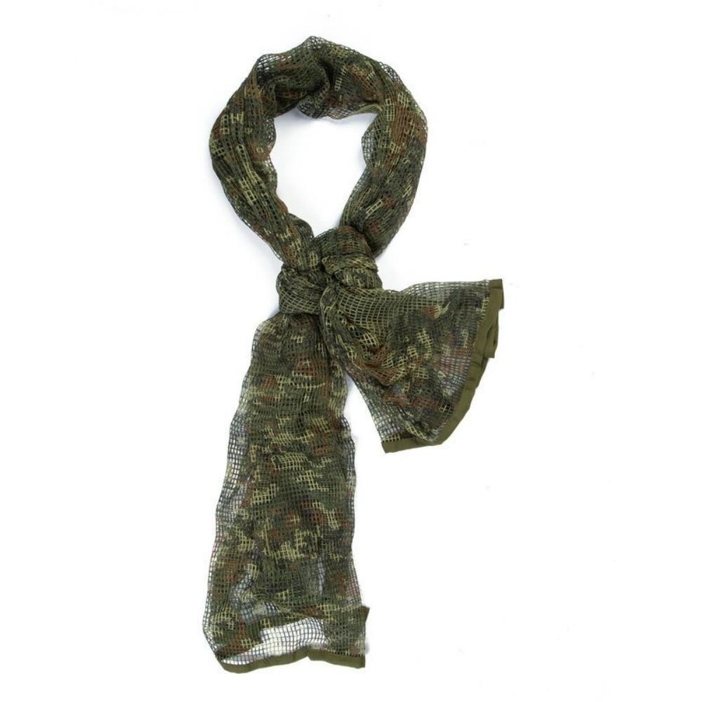 Camouflage Head Wrap Breathable Netting Neck Scarf Durable Mesh Scarf Outdoor Sports