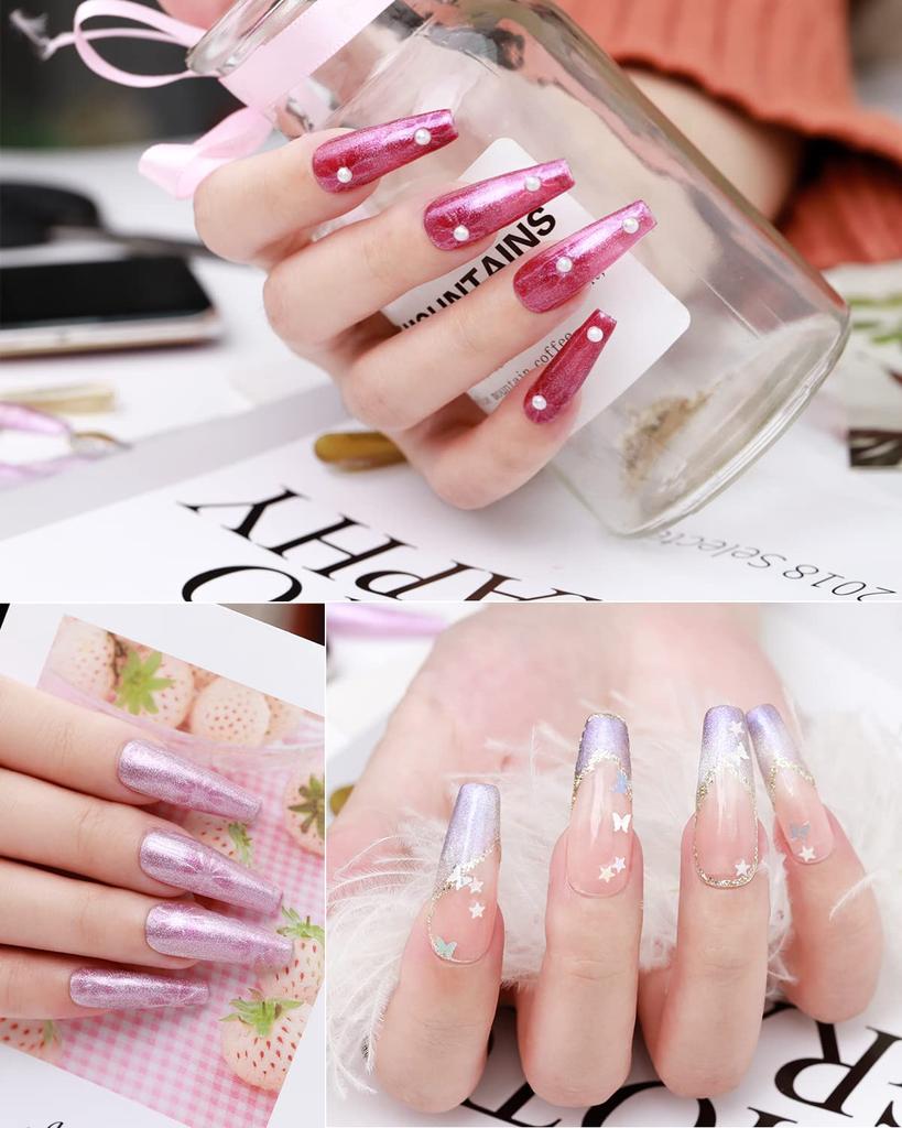 Biutee Магнитный гель для век 6 цветов 8 мл с магнитом Aurora Nail Color Gel Nail Cat's