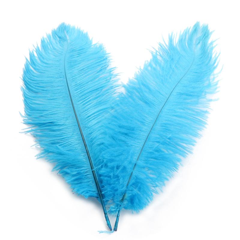 Высококачественные перья страуса 35-40 см разноцветные декоративные перья, перья для сценического оформления и цветочных композиций