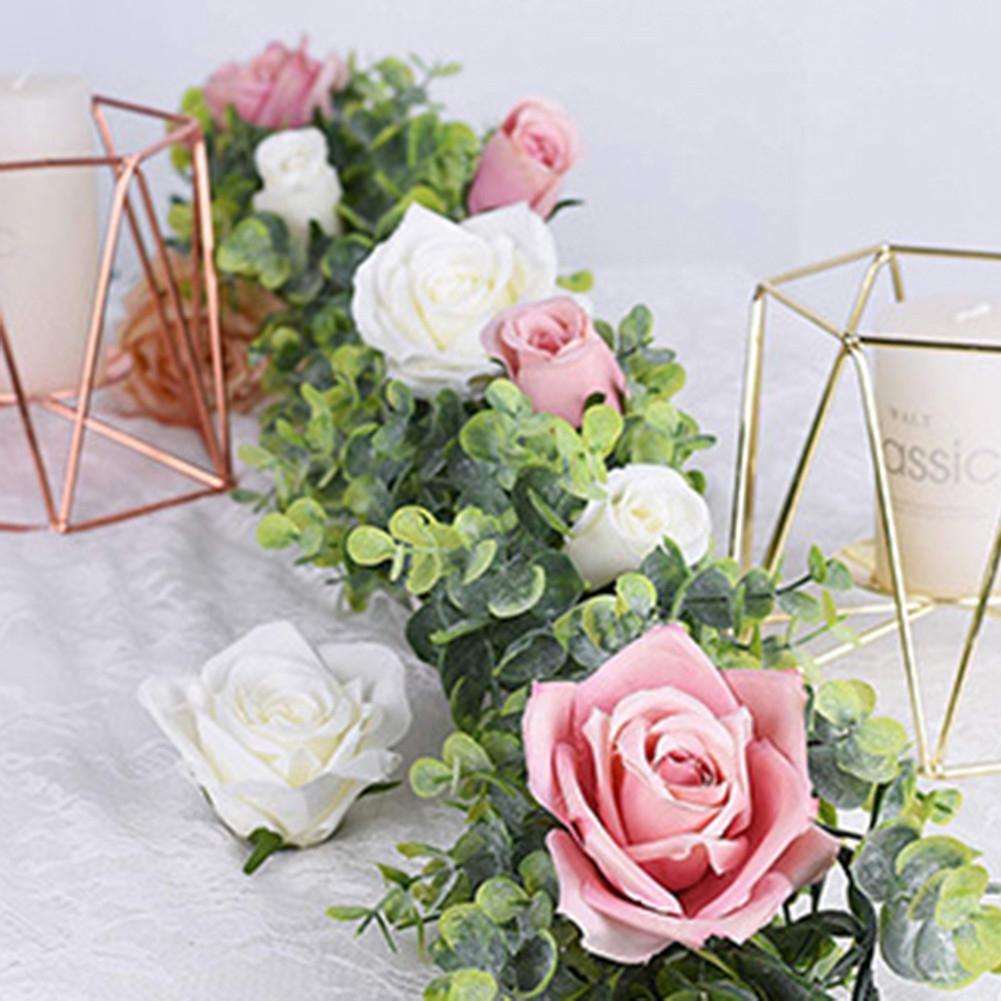 1,8 м искусственная гирлянда из эвкалипта, подвесная гирлянда из ротанга, свадебная зелень, домашний декор