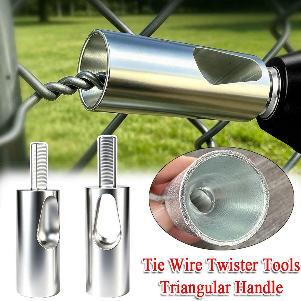 Carbon Steel Tie Wire Twister Tools Drill Wire Tie Tool For Twist Ties Fixing Chain Link Fence