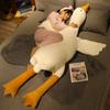 Big White Goose Throw Pillow Sleeping Plush Toy Big Goose Doll Girls Rag Doll Activity Gift Boy Doll
