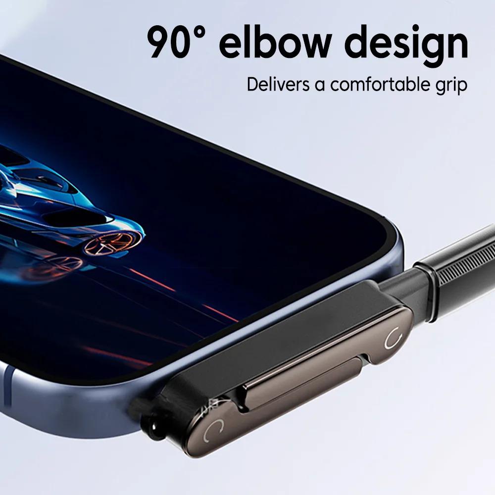 2 in 1 Type C Phone Charging Bracket Adapter 240W Fast Charge OTG Type-C Male to USB-C Female Converter For IPhone17 16 Huawei