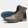 Leather Boots  Comfortable Brand Fashion Ankle Boots