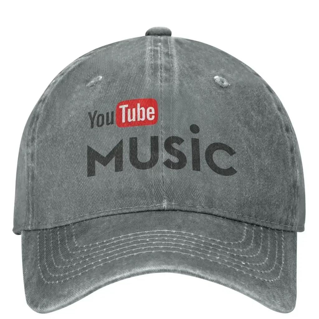 Бейсболка YouTube Американская Видео Музыка Повседневная Унисекс Женская Тракерная Кепка Защита от Солнца Для Активного Отдыха Бейсболки Подарок