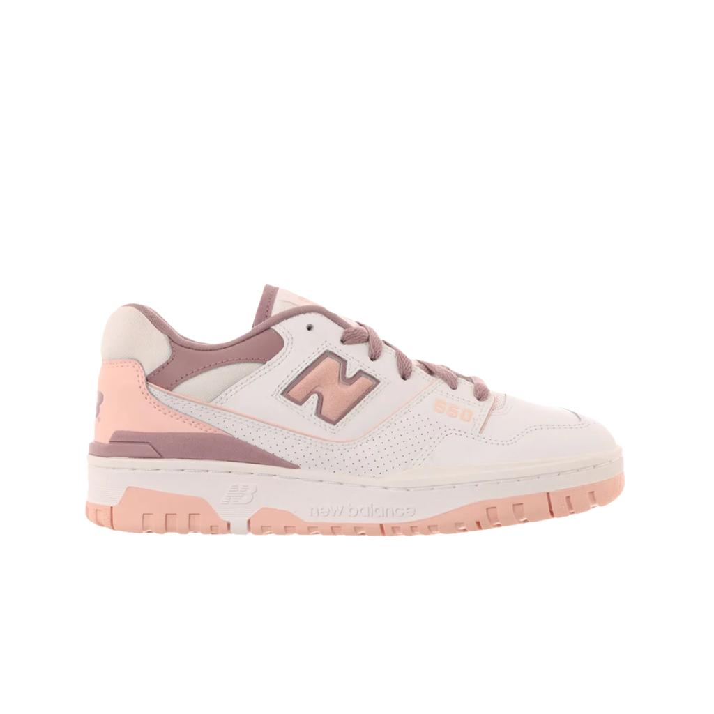 (в) New Balance 550 Sea Salt Lilac Chalk