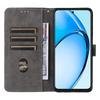 Кожаный чехол-книжка для телефона OPPO A60 4G с держателем для карт, подставкой, ремешком и кошельком