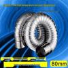 1.5m Stainless Steel High-Temperature Resistant Corrugated Flexible Exhaust Hose for Heaters and Gas.