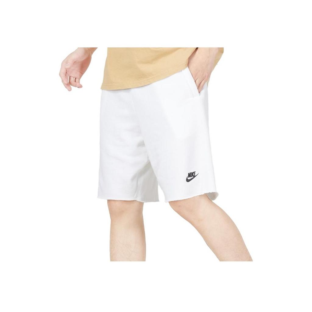 Nike Solid Color Drawstring Sports Shorts Men Bottoms White DX0767-100