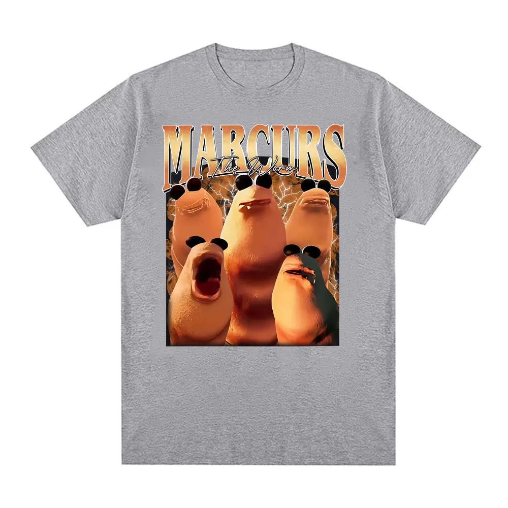 Funny Marcus The Worm Meme TshirtFashion Cartoon Vintage Tshirts WoUnisex Casual T Shirt Streetwear Graphic T Shirts Summer Y2K