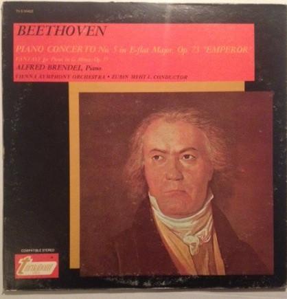 LP Record ALFRED BRENDEL, WIENER SYMPHONIKER, - Piano Concerto No.5 In E Flat, Op.7 TVS34402 Turnabout US Classical Used