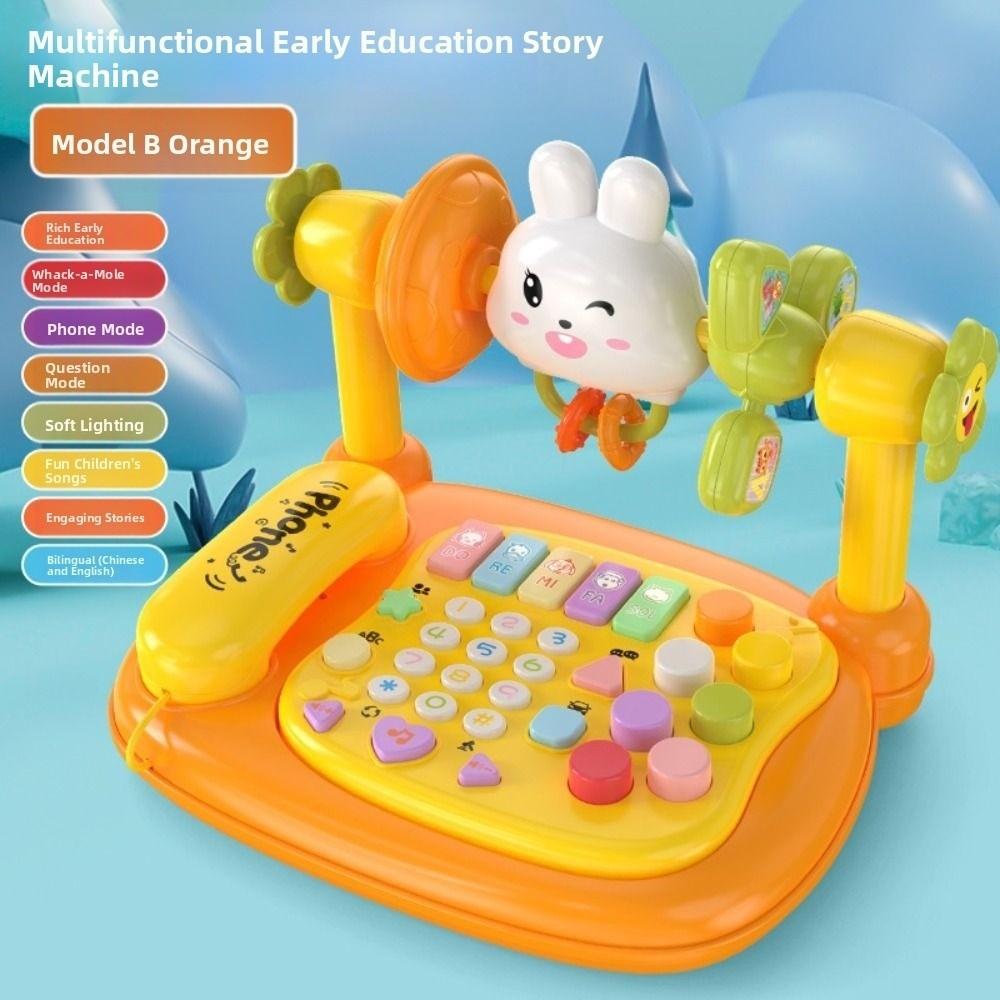 Interactive Rotating Music Piano Keyboard Creative Early Educational Music Toy Toddlers