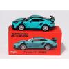 Майсто 1:64 Иконки Скорости Porsche 911 GT2 RS Литая Модель Автомобиля с Открывающимися Дверями, Синий
