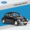Масштаб 1/24 Welly Volkswagen Beetle, модель автомобиля из сплава, литье под давлением, металлические игрушечные автомобили, модель автомобиля, коллекция высокой имитации, детские подарки