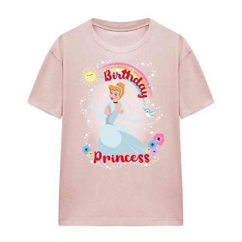 Cinderella Womens/Ladies Princess Birthday T-Shirt