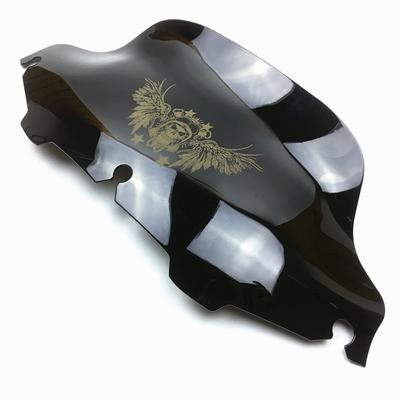 Мотоциклетный черный 8-дюймовый обтекатель ветрового стекла для Harley Electra Street Glide FLHX Touring 1996-2013