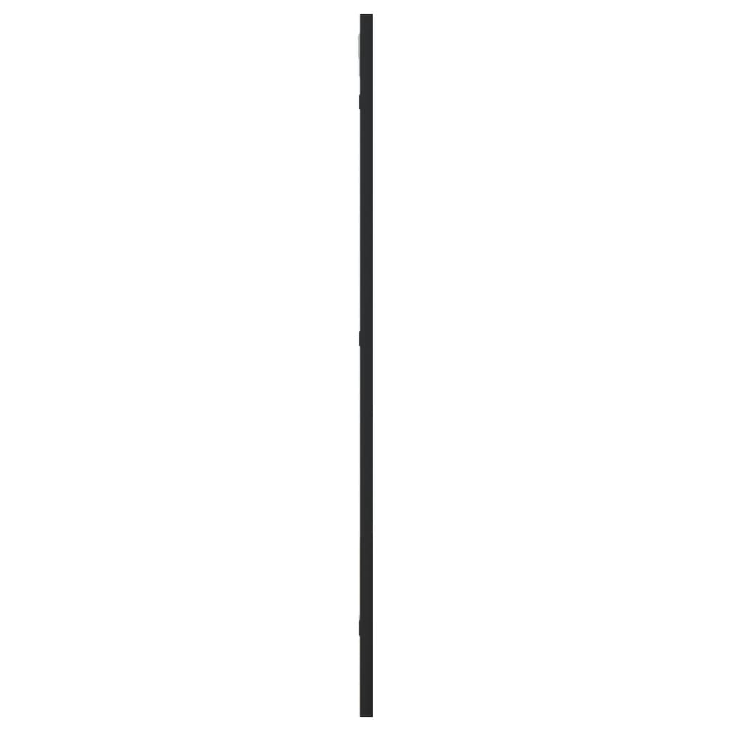 Wall Mirror Black 40x80 cm Rectangular Iron