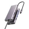 USB C Hub Docking Station with USB 3.0 Port/1080P VGA/PD/1000M RJ45/SD/TF Slot/4K HD Media for Laptop Macbook