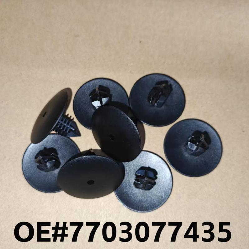 30PCS Plastic Clips for Hood ulation Panels—Compatible with Renault and Mercedes-Benz OE# 7703077435