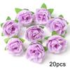 Purple Artificial Flowers Heads Silk Fake Flowers for Home Decor Party Wedding Decoration Garlamd DIY Craft Gifts Accessories