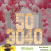 Bymaocar Мозаичная Светящаяся 3D Рамка для Номеров, 100 см, 30/40/50 светодиодных Светящихся Цифр, Украшение со Светом для Декора Дня Рождения