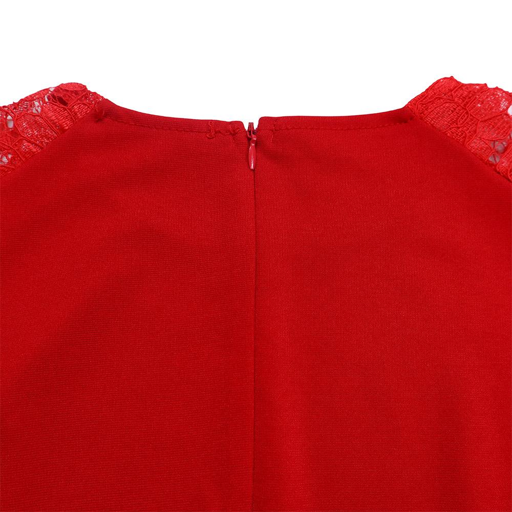 Плюс размер весенне-осеннее женское платье модные темпераментные кружевные тонкие сексуальные ПР платья с длинными рукавами