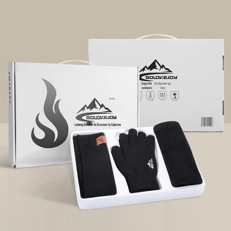 Jdn Tiara Winter Warm Hat, Scarf & Gloves 3-Piece Set