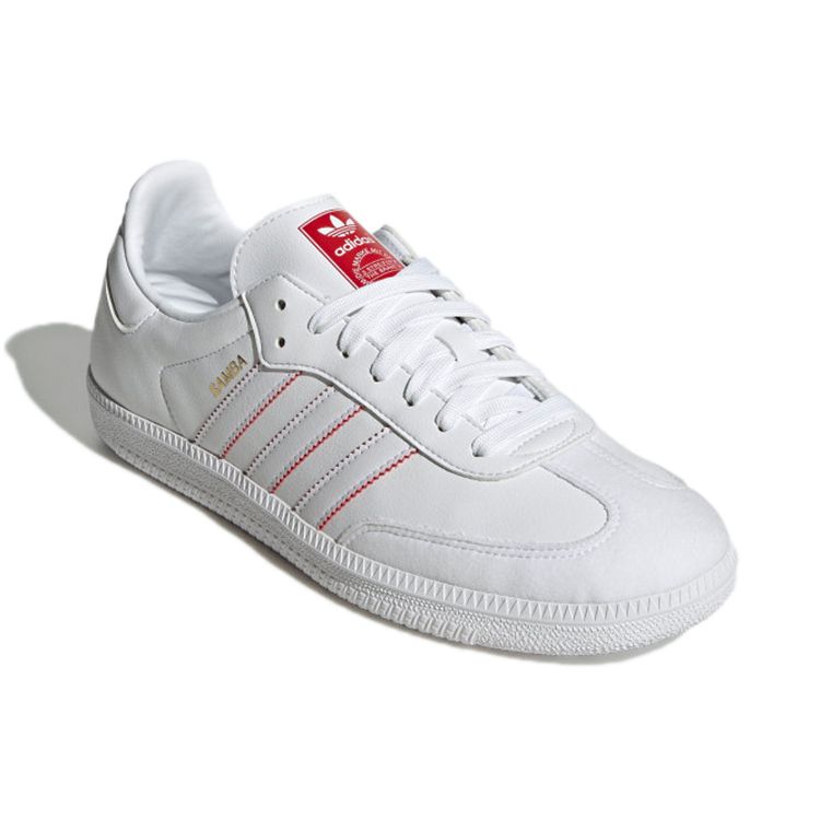 Disney x adidas Samba Vegan Минни Маус Мужские Кроссовки Белый Облачно-белый Основной черный GY1890