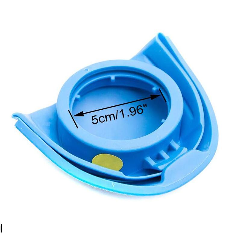 Универсальная синяя пластиковая крышка бачка стеклоочистителя лобового стекла автомобиля с воронкообразным дизайном
