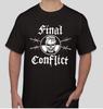 Футболка Final Conflict Череп Футболка Рок-группа Музыка Панк Медаль CBGB