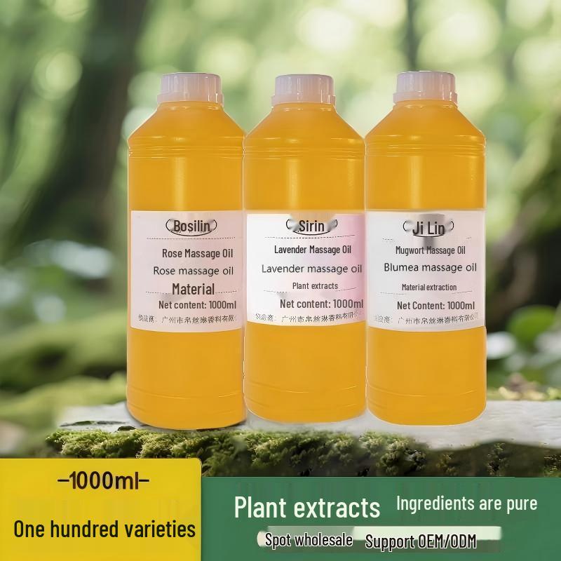 Масло для массажа Гуаша с полынью, имбирем, розой и лавандой для очищения меридианов и Туйна