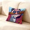 Without Hair Eggman Robotnik Anime Celebrity Merchandise All-Match Printed Pillow Case Sofa Car Office Room Decoration Protector