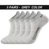5Pairs Men Socks Organic Cotton Summer Mesh Ankle Breathable Sports Sock Athletic Thin Short Sokken Plus Size EU38-48
