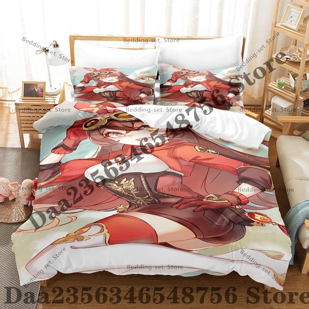 Kpop Amber Bedding Set Single Twin FullThree Piece Bedding Set - Luxury Comforter Set with Queen King Size Including pillowcase