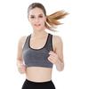 Бесшовный дышащий спортивный бюстгальтер с вырезами для женщин - Ударопрочный, быстросохнущий бюстгальтер для йоги и бега